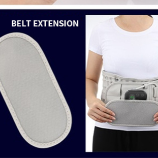 Heated Lumbar Support Belt with Red Light & Massage — Embercore