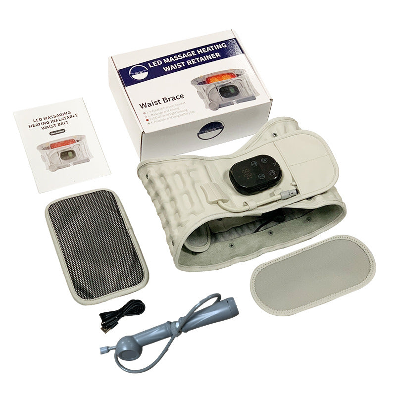 Heated Lumbar Support Belt with Red Light & Massage — Embercore