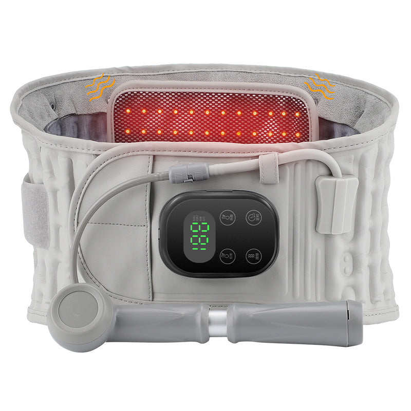 Heated Lumbar Support Belt with Red Light & Massage — Embercore